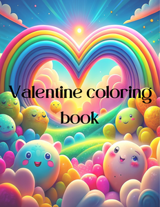 Love in Color: Valentine's Day Printable Coloring Book