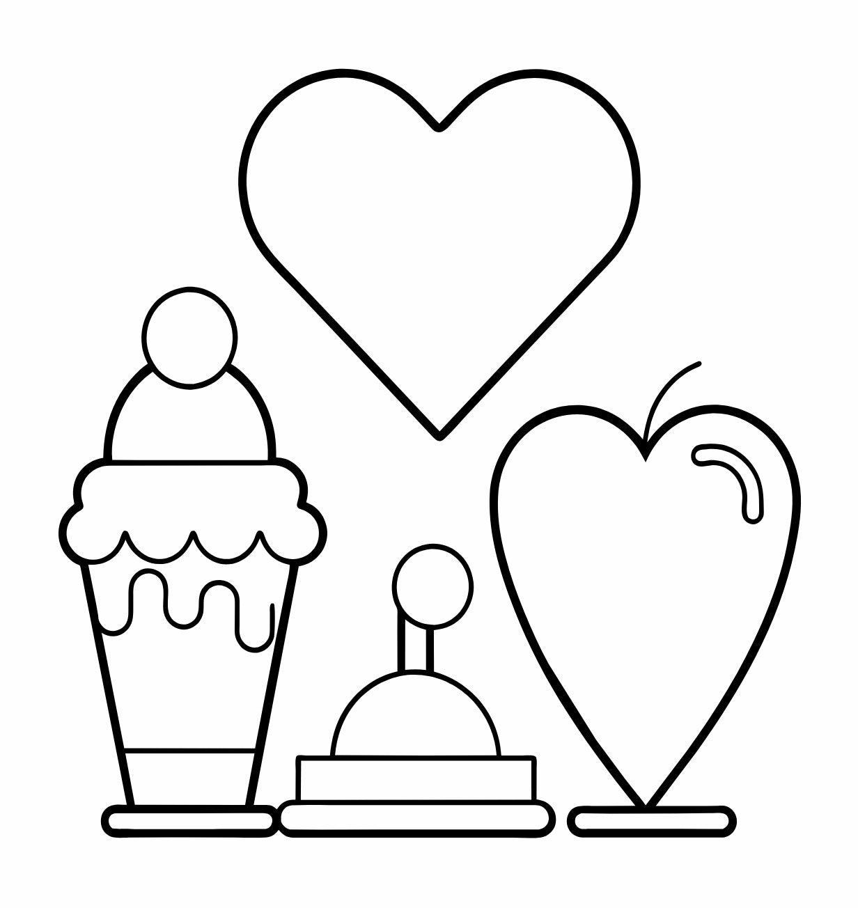 Love in Color: Valentine's Day Printable Coloring Book